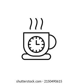 Break Time Icon Vector Logotype Stock Vector (Royalty Free) 2150490615 ...