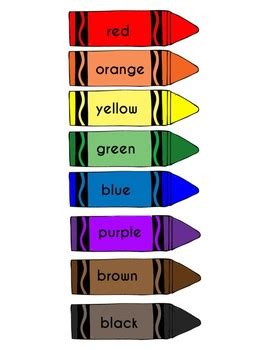 Crayon Color Poster by Emily Miller | Teachers Pay Teachers