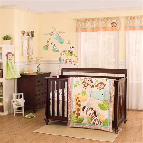 boy Amazon.com : Jungle Play 5 Piece Baby Crib Bedding Set with Bumper by Carters : Crib Beddin ...