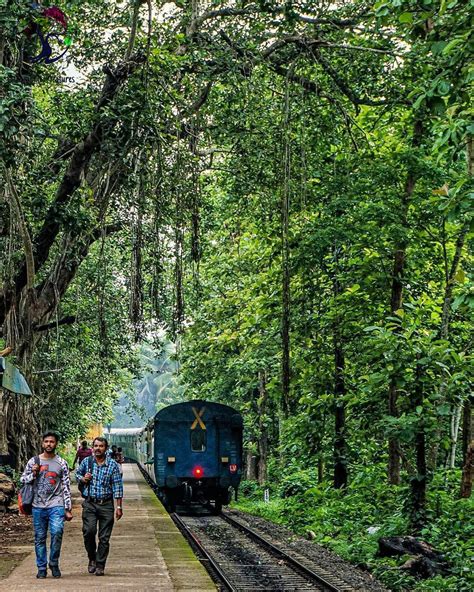 Cherukara Railway Station in Kerala. - Geographical Features