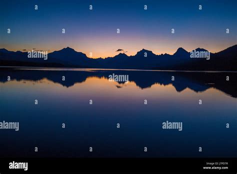 Lake McDonald / Lake / Sunrise / Sunset/ Reflections Stock Photo - Alamy