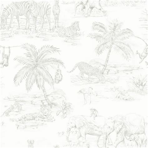 4060-347692 | Boheme Platinum Serengeti Animals Wallpaper