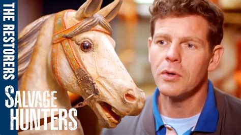 Amazing Restoration Of An Antique Carousel Horse | Salvage Hunters: The Restorers - YouTube