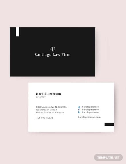 17+ Lawyer Business Card Designs & Templates - PSD, AI, Illustrator