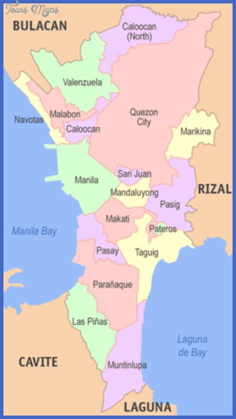 Manila Metro Map - ToursMaps.com