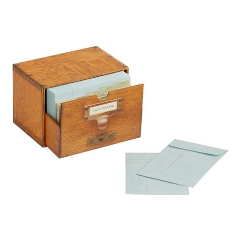 Library of Congress Card Catalog Boxed Notecards by World Market in 2020 | Library of congress ...