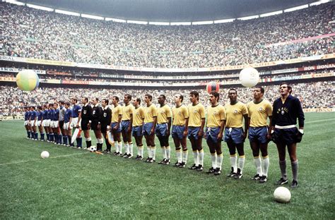 Team Line-Up - World Cup Final, 1970 | Pelé | Castle Fine Art