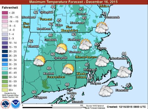 Massachusetts Weather: Temperatures above average, but cold is coming ...