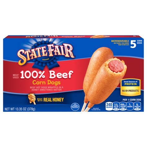 Save on State Fair Corn Dogs 100% Beef made with Real Honey - 5 ct ...