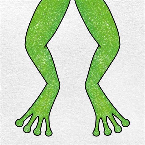 How to Draw Frog Legs - HelloArtsy