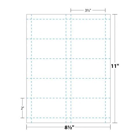 Business Card Template 8.5 X 11 - Cards Design Templates