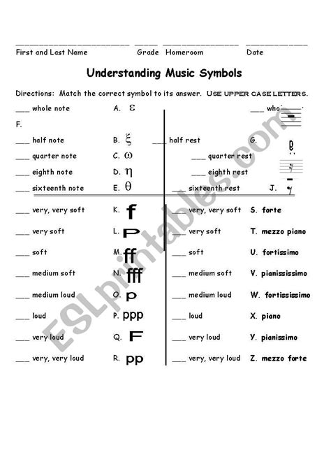 Rest In Music Symbol - Note Values / Every type of note, like crotchets, minims etc, has a ...