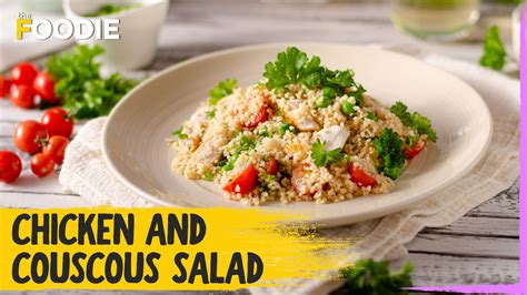 Chicken Couscous Salad Recipe | How to Make Chicken Couscous Salad | Easy Chicken Couscous Salad