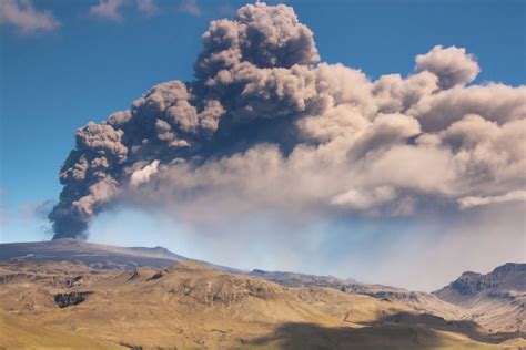 The famous Eyjafjallajokull glacier erupted in 2010