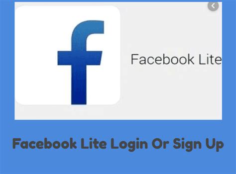 Facebook Lite Sign In Or Log In : I'm getting error or those mobiles in ...