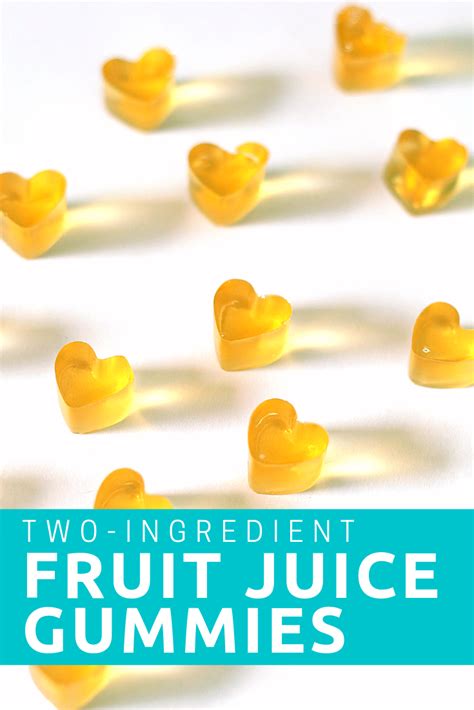 Two-Ingredient Fruit Juice Gummies | Recipe | Juicy juice, Fruit juice, Ingredient