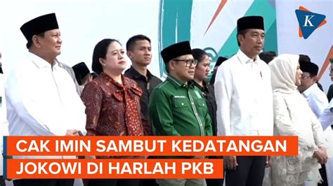 Disambut Cak Imin, Jokowi Hadiri Harlah 25 Tahun PKB - YouTube