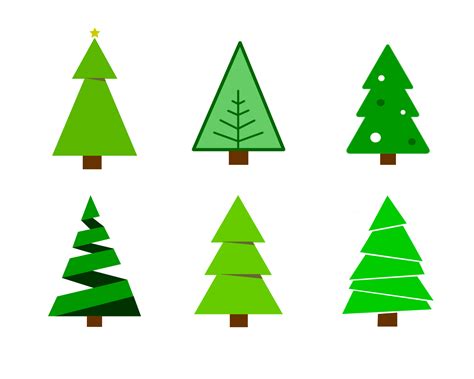 Free Colour Chirstmas Tree Vector Graphics - The Web Taylor