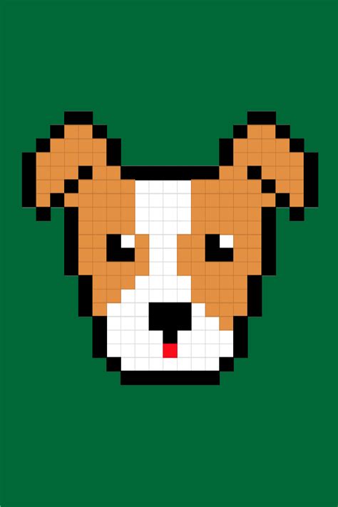 Easy Pixel Art Dog / Don't wait for too long to see that dog pixel art ...