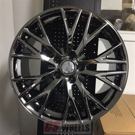 18/19" Z06 ZO6 STYLE BLACK CHROME WHEELS RIMS FITS 05-13 CHEVY CORVETTE C6 BASE | eBay