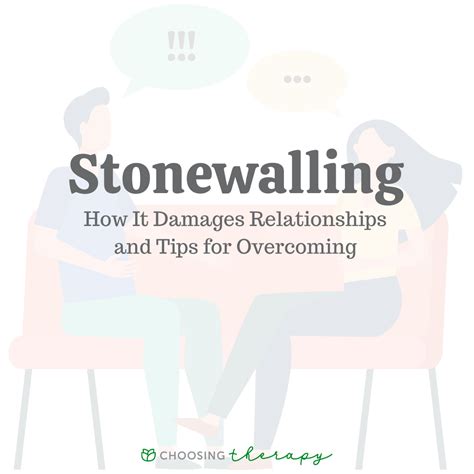 What Is Stonewalling?