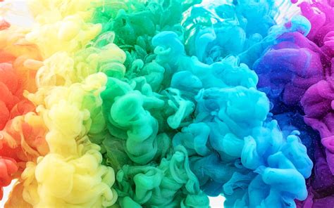 Colorful smoke abstract art, rainbow backgrounds, bokeh, creative, smoke textures, HD wallpaper ...