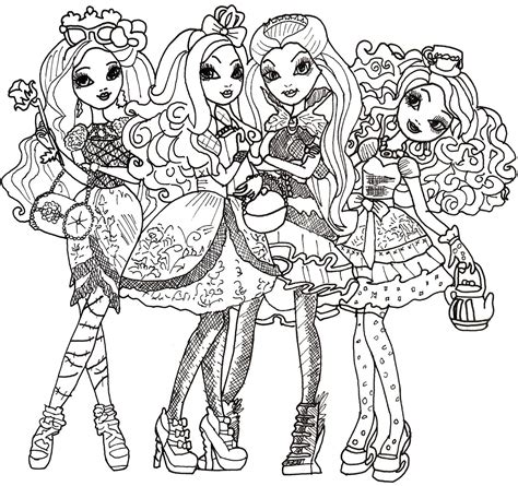 Free Printable Ever After High Coloring Pages: Ever After High Coloring ...