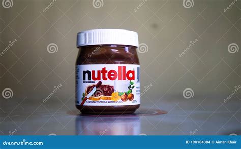 Nutella Chocolate Jar on a Table with Natural Light Editorial Stock Image - Image of addiction ...