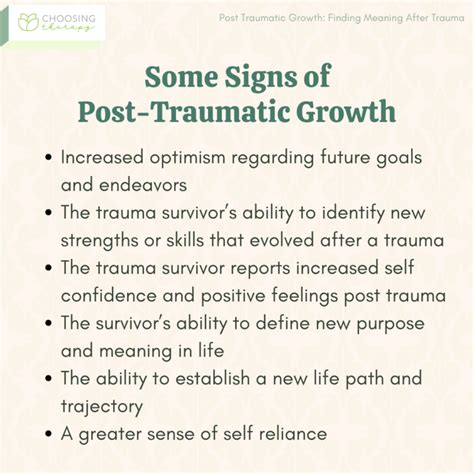 Post Traumatic Growth: Finding Meaning After Trauma