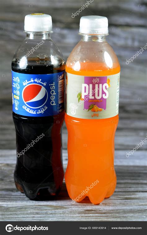 Cairo Egypt July 2023 Pepsi Cola Flavor Plastic Bottle Carbonated ...