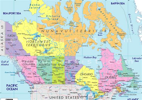 map of canada with all cities and towns - Google Search | canada ...