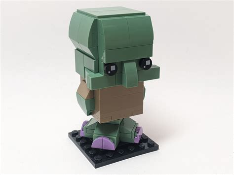 LEGO MOC Squidward Tentacles BrickHead by BambooBricks | Rebrickable - Build with LEGO