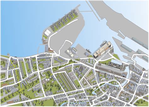 Map of Leith - Richard Bowring Photography Illustration and Graphic Design Cambridge