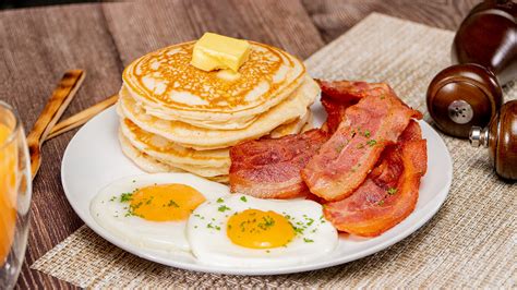 Pancakes, Eggs, and Bacon Recipe - Recipes.net