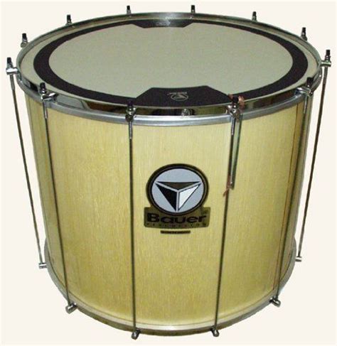 Bauer Percussion Professional Surdo 22 inchx45cm Wood Shell Natural ...