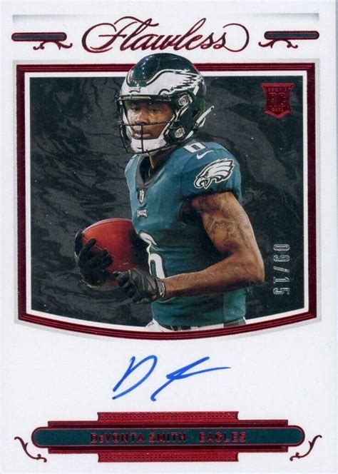 DeVonta Smith 2021 Flawless Rookie Shadow Signatures - Ruby #RSS-DVS ...