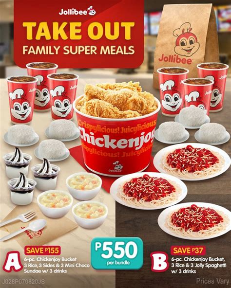 Jollibee Take-Out Family Super Meals Promo for Limited Time Only