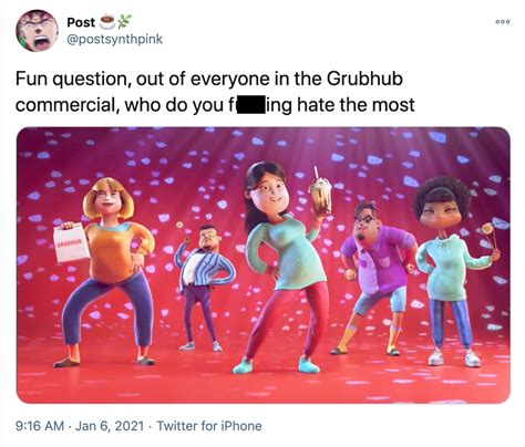 That Grubhub Commercial Is a Meme Now Because People Hate It so Much