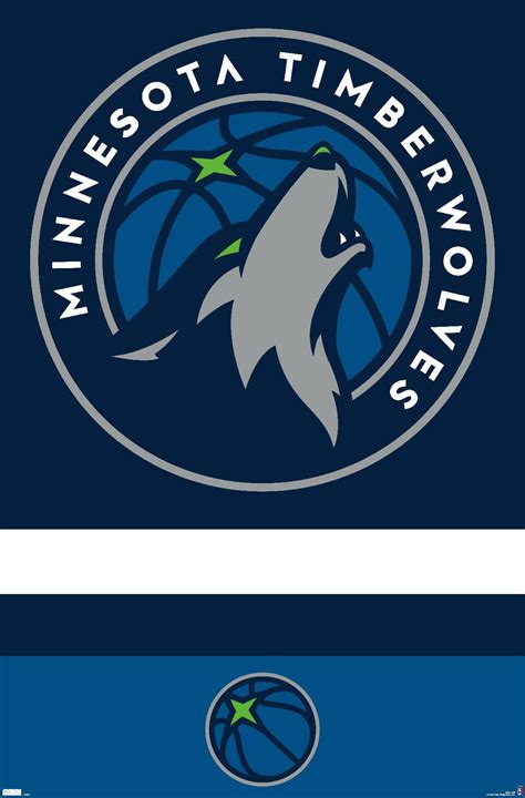 NBA Minnesota Timberwolves - Logo 20 Wall Poster, 22.375" x 34 ...