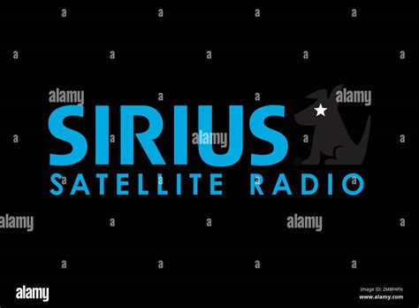 Sirius Satellite Radio, Logo, Black Background Stock Photo - Alamy