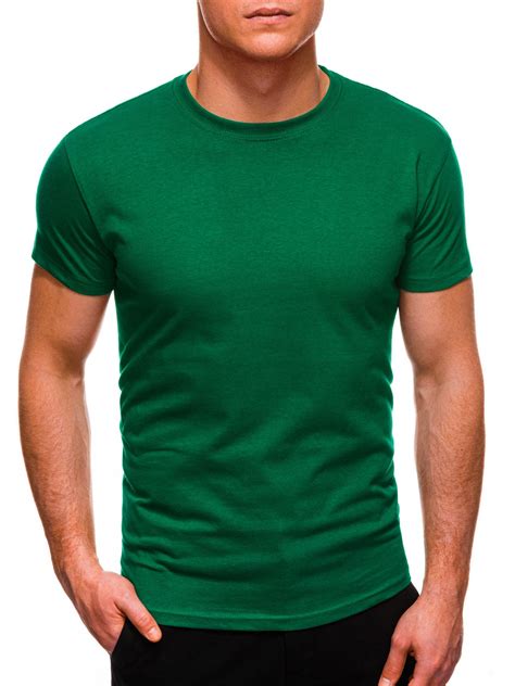 Men's plain t-shirt S970 - green | MODONE wholesale - Clothing For Men