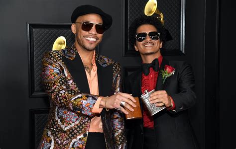 Bruno Mars and Anderson .Paak give first Silk Sonic live performance at Grammys 2021