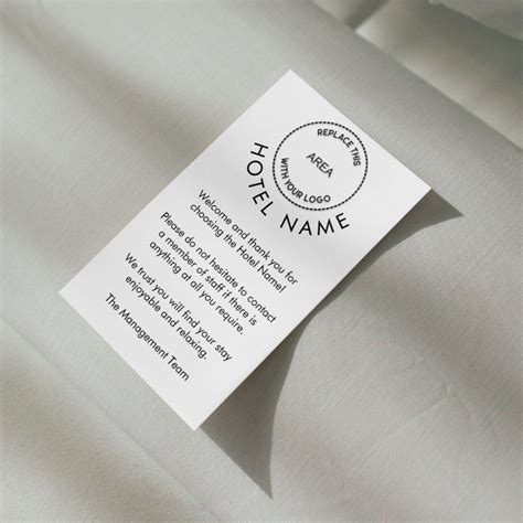 Hotel Logo Welcome Cards Guest Rooms Any Color | Zazzle | Welcome card, Hotel logo, Hotel card