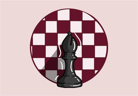 Premium Vector | Hand drawn black bishop chess pieces isolated on background chess logo for web ...