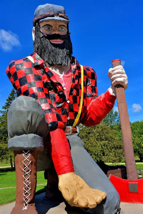 Paul Bunyan Statue in Akeley, Minnesota - Encircle Photos