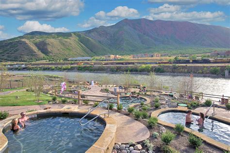 Iron Mountain Hot Springs Along the Colorado River | Glenwood Springs, North West, Colorado ...