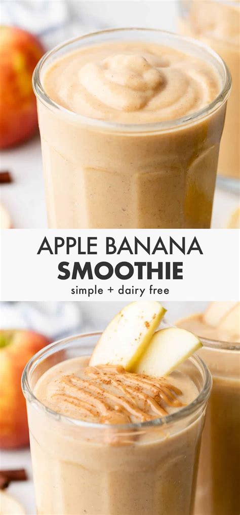 Apple Banana Smoothie - Coconuts & Kettlebells