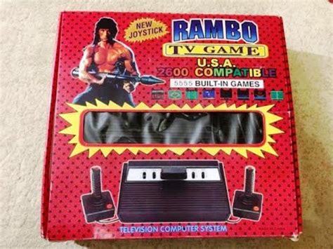 RAMBO TV Game, Atari 2600 Clone Console unboxing, review & fix. - YouTube