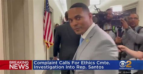 N.Y. Democrats file ethics complaint against George Santos - CBS New York