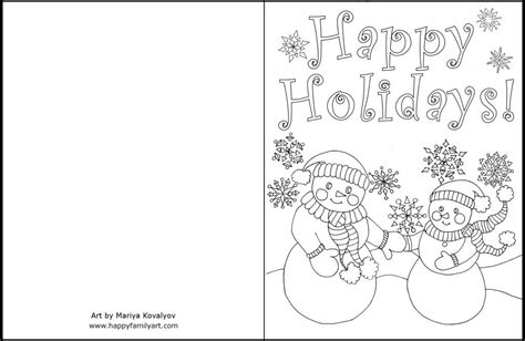 ChristmasCardfinished - Happy Family Art | Coloring pages, Happy ...